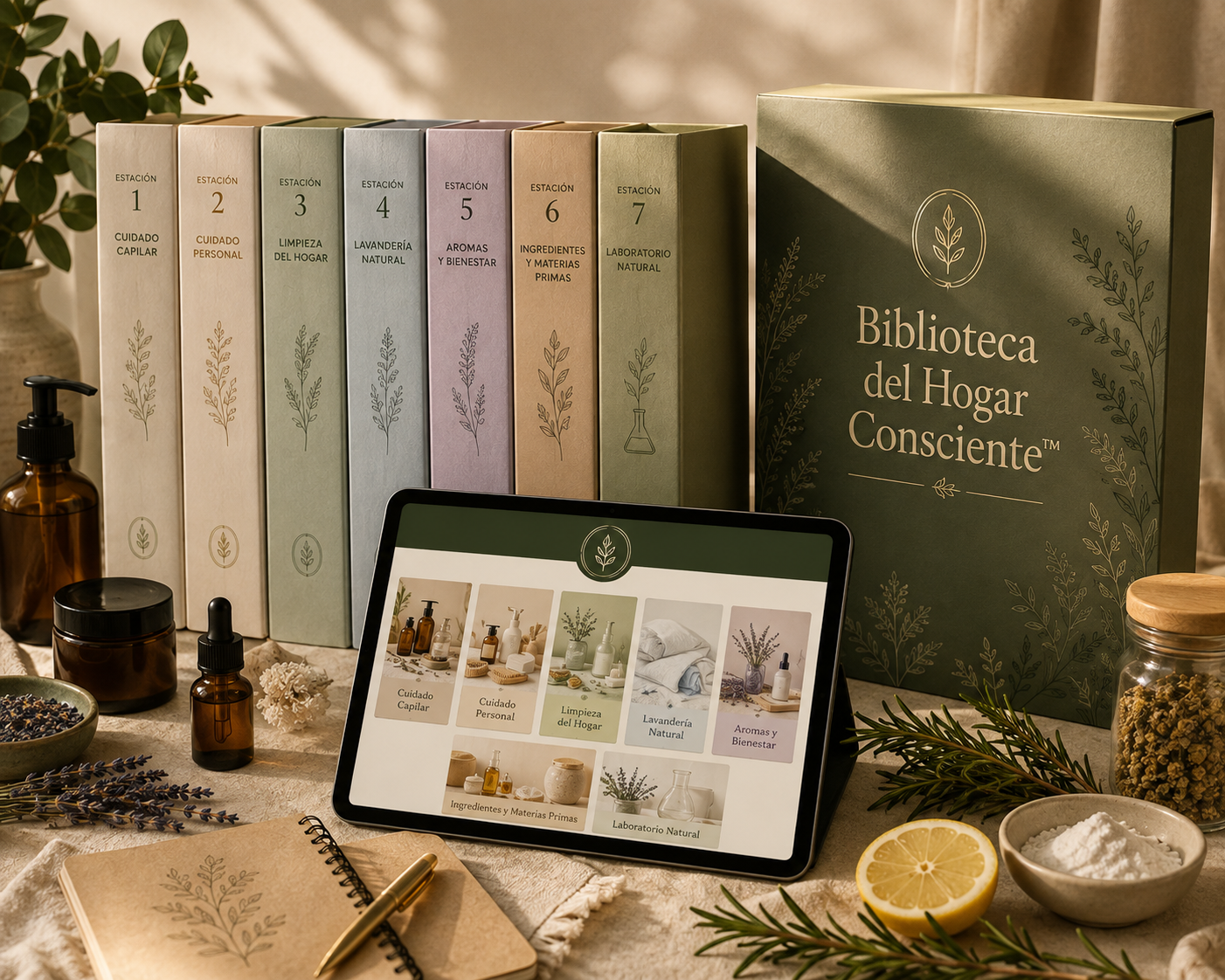 Biblioteca del hogar consciente + 3 bonus